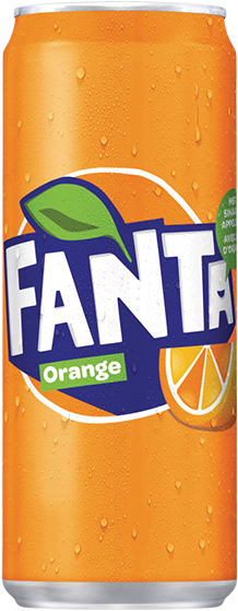 Fanta Orange en Canette élégante (pack de 24 x 0,33l)