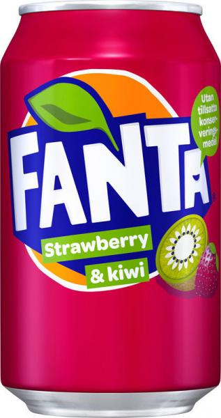 Fanta Fraise & Kiwi (pack de 24 x 0,33l)