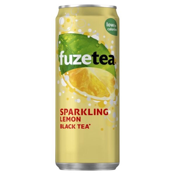 Fuze Tea Thé noir pétillant (Pack de 24 x 0,33l)