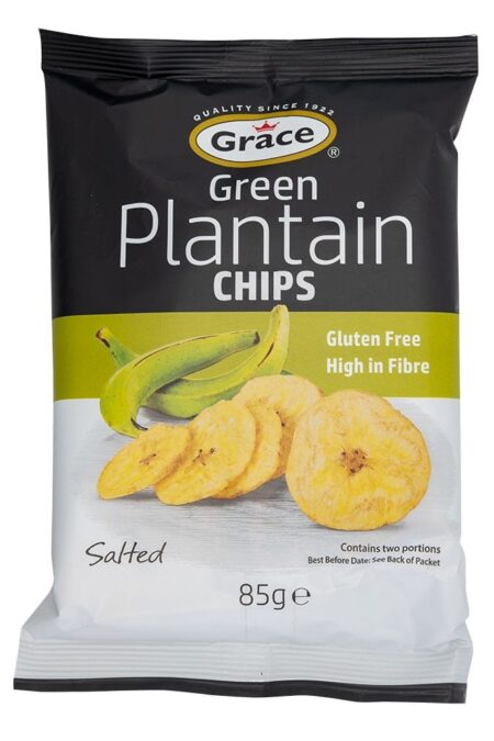 Grace Chips au Plantain Vert (pack de 9 x 85g)