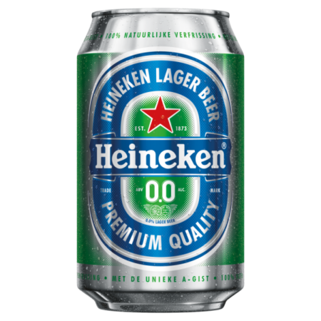 Bière Heineken 0% (Pack de 24 x 0,33l)