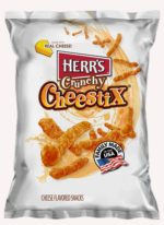 Herr's Crunchy CheestiX Snacks aromatisés au fromage (227g)