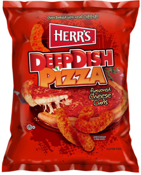 Herr's Deep Dish Pizza - fromage en rouleau aromatisé (198g)