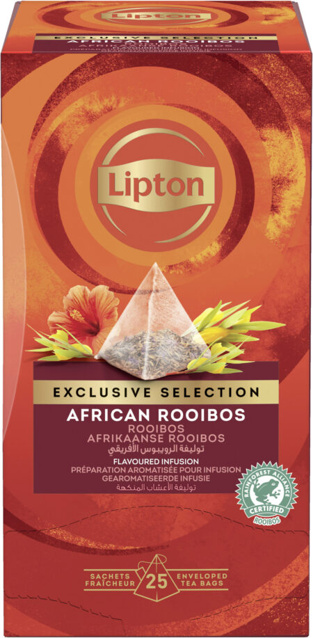 Lipton Exclusive Selection African Rooibos (pack de 6 x 25)