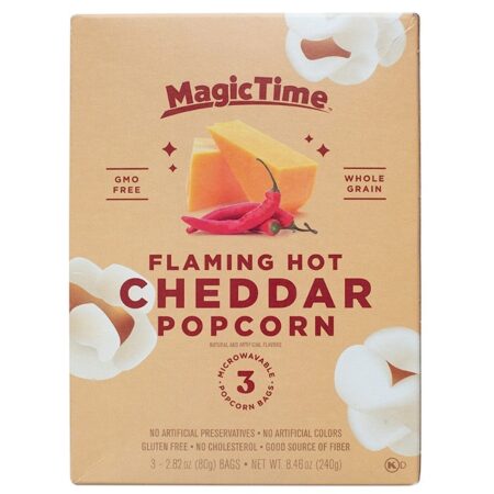 Popcorn Magic Time Cheddar Super épicé (240g)