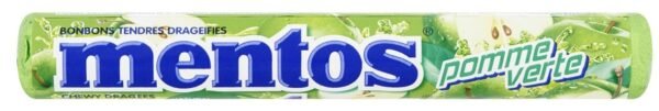 Rouleaux Mentos aux pommes vertes (pack de 40 x 37,5g)