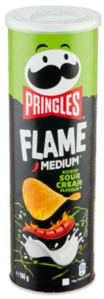 Pringles Flame Crème Fraîche  (Pack de 9 x 160g)