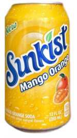 Sunkist USA Mangue Orange (Pack de 12 x 0,35l)