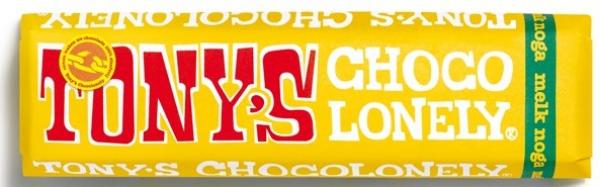 Tony's Chocolonely Chocolat au lait avec nougat (Pack de 35 x 47g)