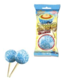 ZED Candy Jawbreaker On A Stick Blue Raspberry (Pack de 15 x 60g)