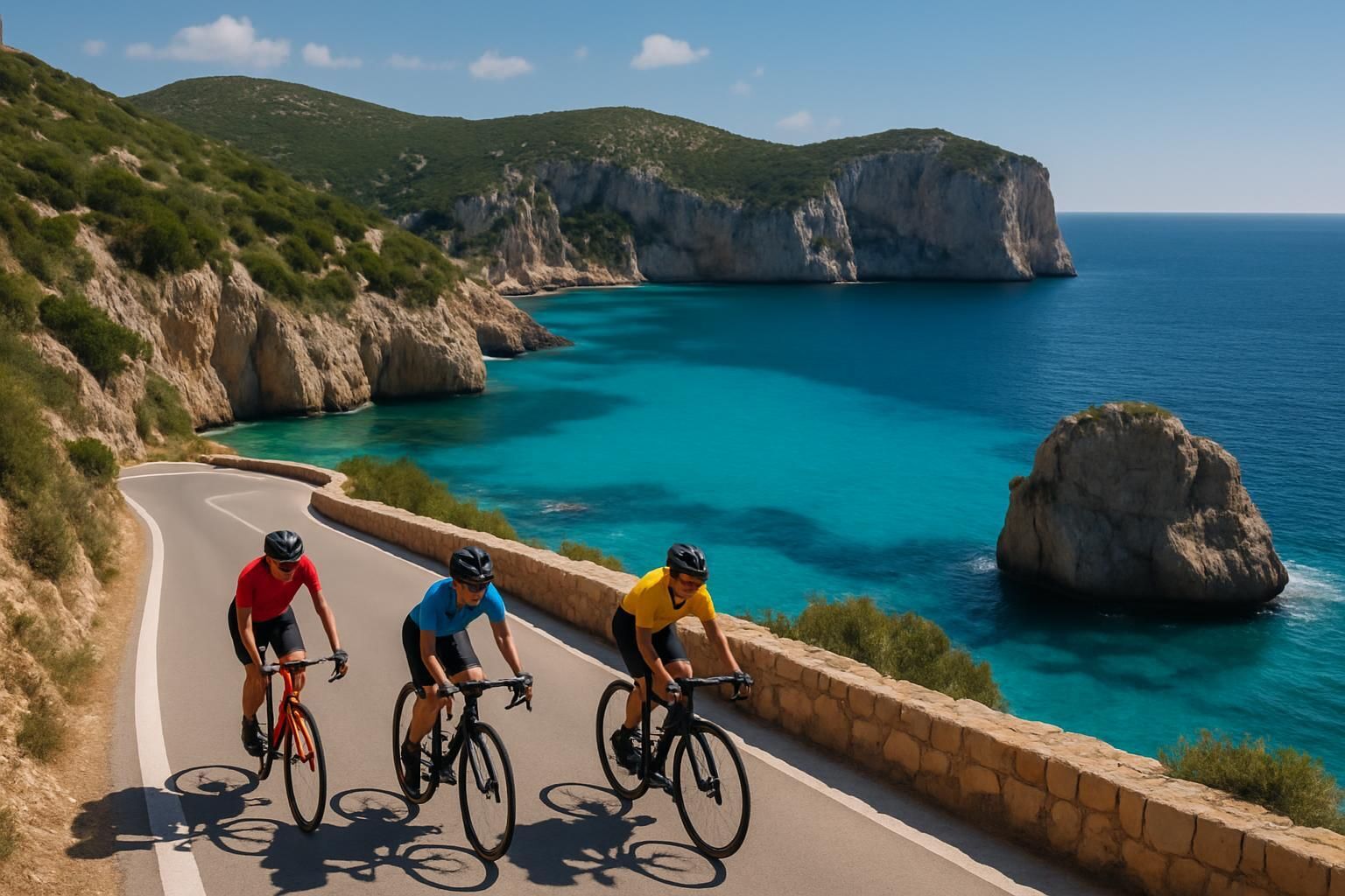 Découvrez les plus belles routes à vélo en Sardaigne : des itinéraires incontournables pour explorer l’île, admirer ses paysages naturels et profiter d’aventures inoubliables à vélo.