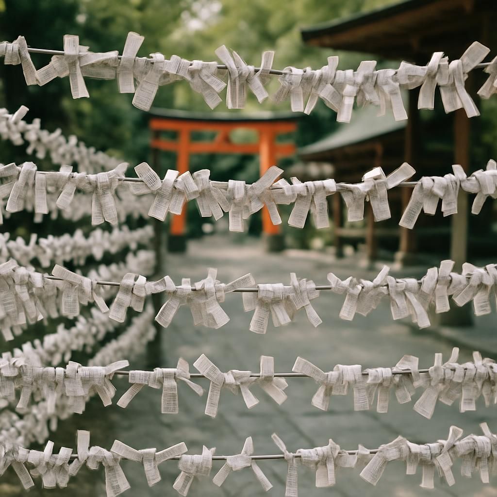 Découvrez l'omikuji, une tradition japonaise fascinante où l'on tire des prédictions de fortune dans les temples et sanctuaires. Plongez dans ses origines et son rôle dans la culture nippone.