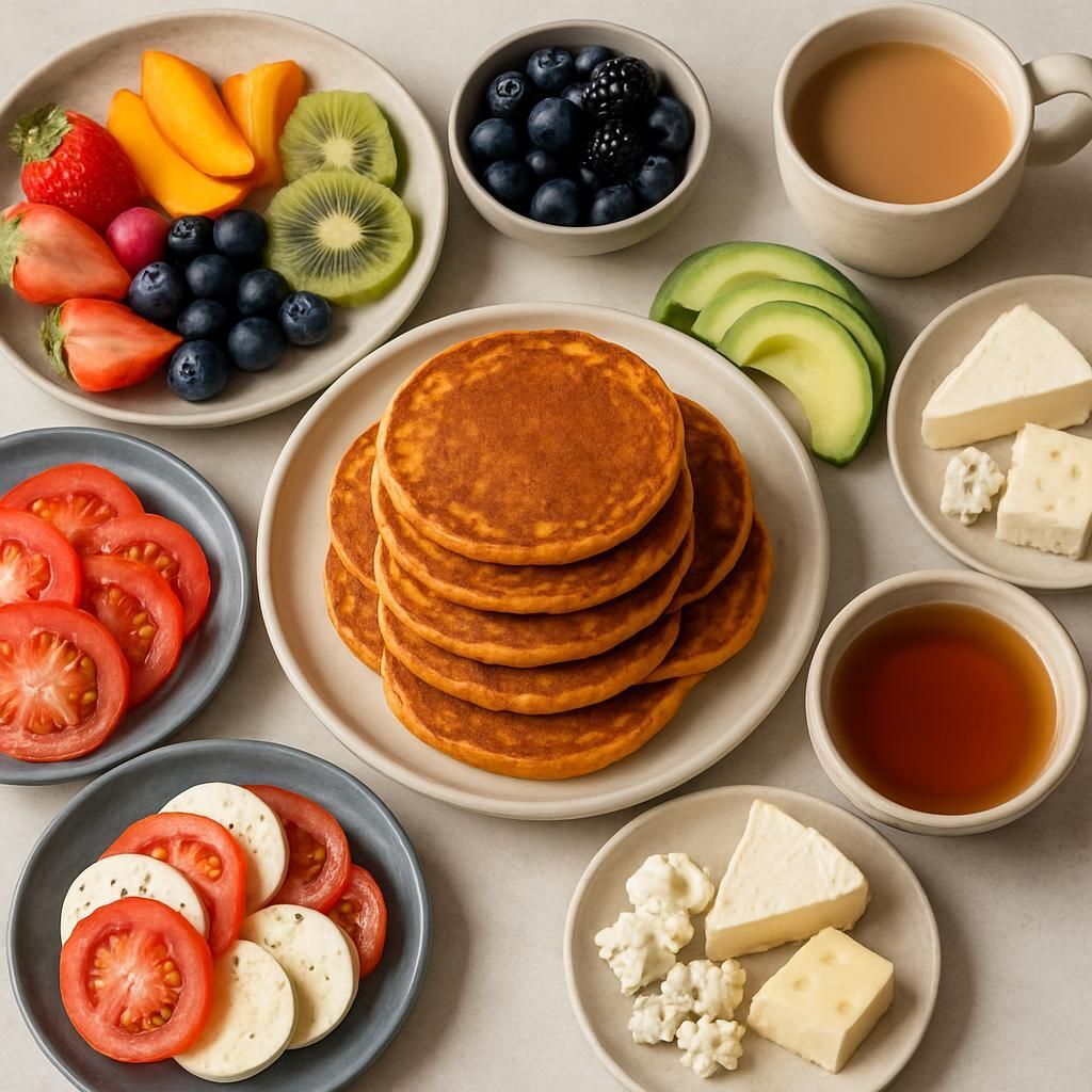 Découvrez notre recette facile et rapide de pancakes moelleux à la farine de patate douce, pour un petit-déjeuner savoureux, original et sans gluten. Parfaits pour régaler toute la famille !