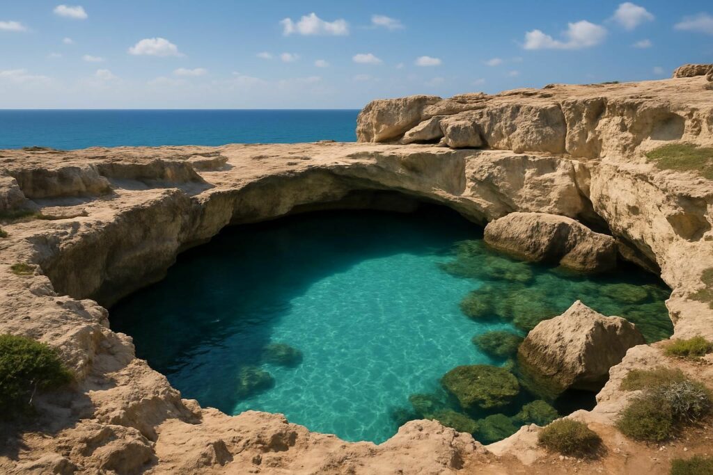 Découvrez La Grotta della Poesia, un joyau naturel du Salento, célèbre pour ses eaux cristallines et ses paysages enchanteurs, idéal pour les amoureux de la nature et de la poésie.