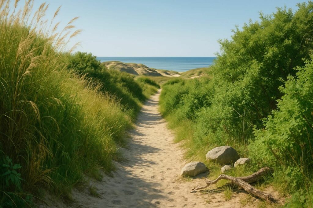 Découvrez la randonnée des Crocs autour du Marquenterre, un sentier d'accès à la mer offrant des paysages côtiers exceptionnels et une immersion dans la nature préservée.