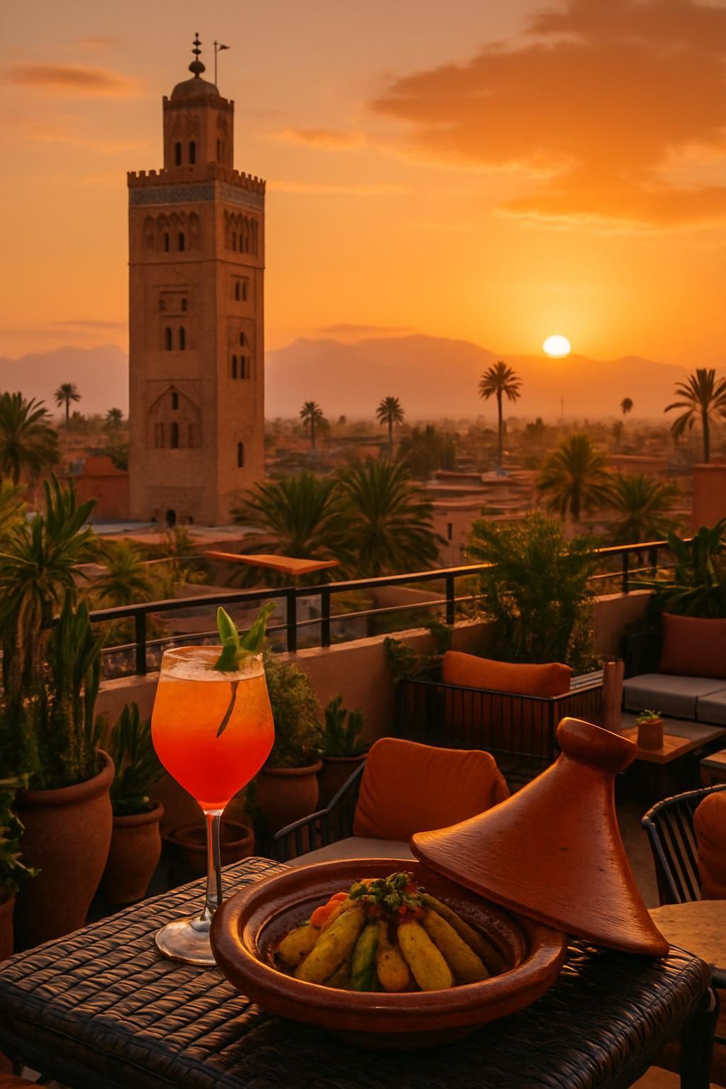 Découvrez les 15 meilleurs rooftops de Marrakech à ne pas manquer en 2025 pour profiter de vues imprenables, d'une ambiance unique et d'expériences inoubliables.