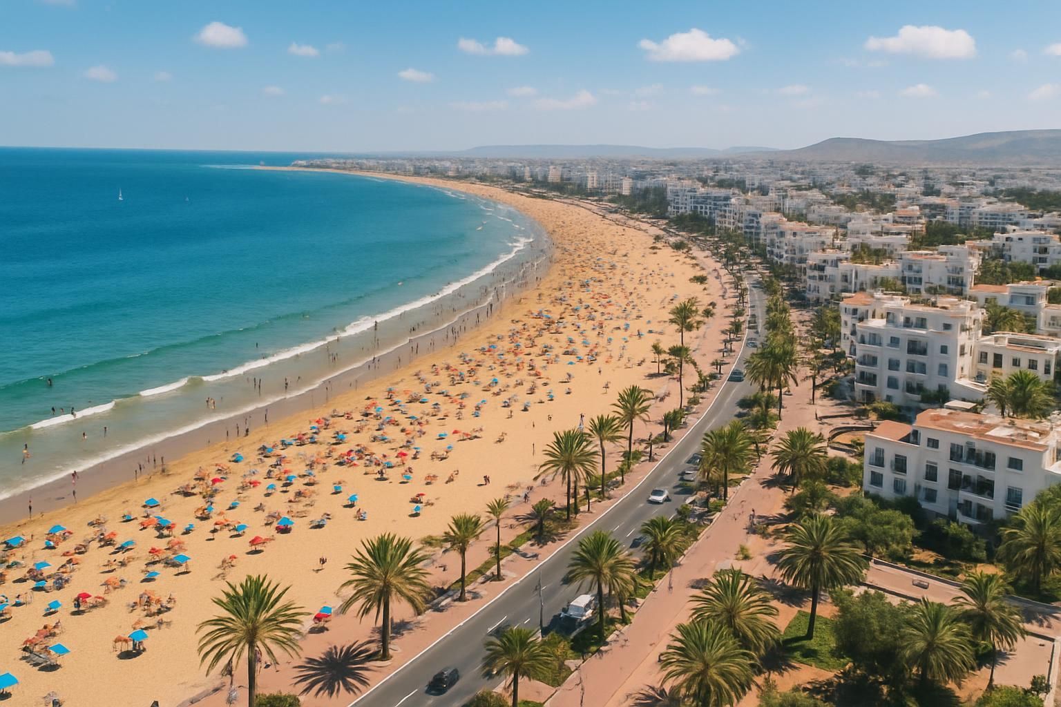 Comparez Agadir et Marrakech pour choisir la destination idéale de vos vacances : plages, culture, activités et ambiance pour un séjour inoubliable au Maroc.